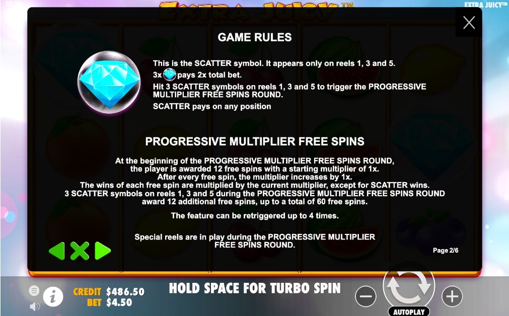 Extra Juicy Slot Game Bonus Rounds